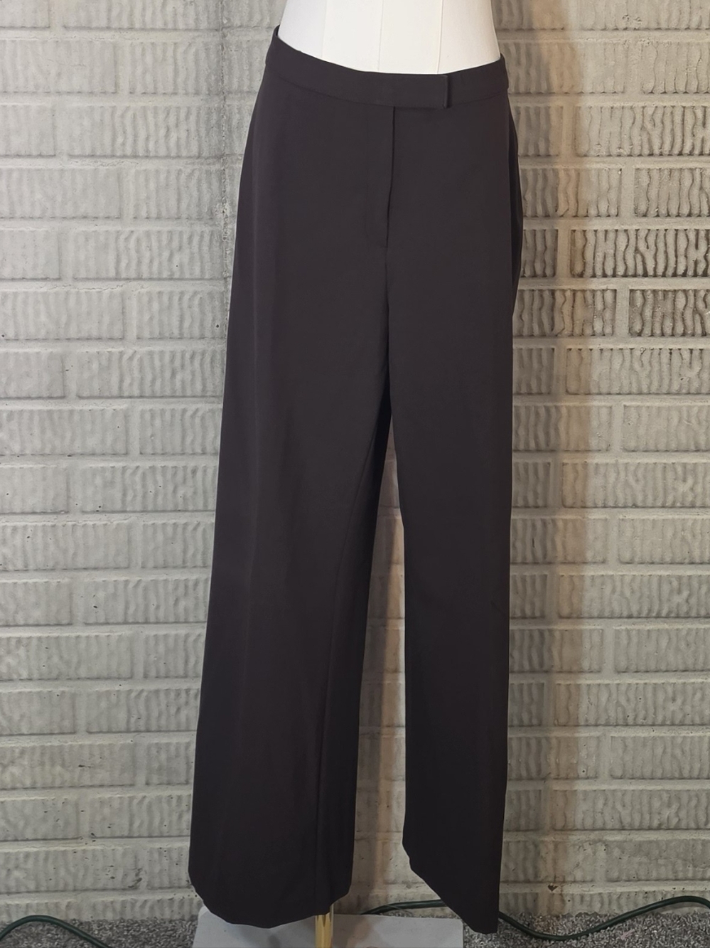 Brown Dark Academia Trousers Sag Harbor Stretch 20w plus size